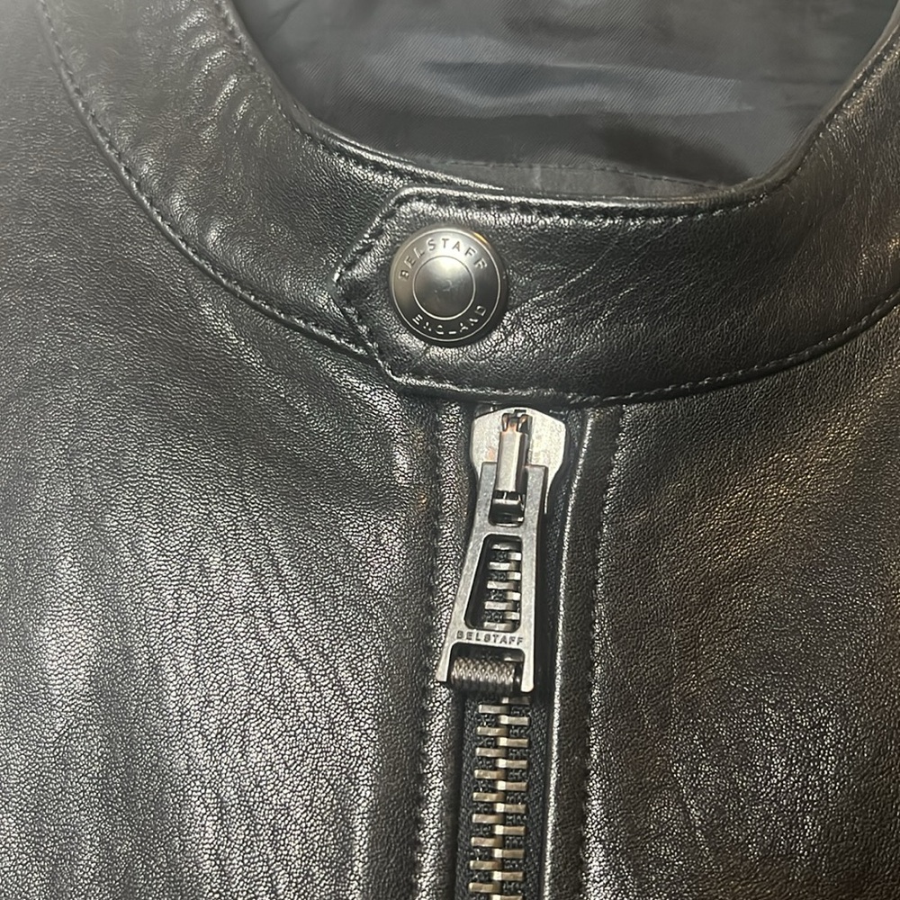 Belstaff Gransden leather blouson jacket, size 50. - Picture 4 of 16